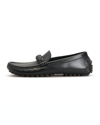 GIANVITO ROSSI MONZA BRAIDED LEATHER DRIVER LOAFERS