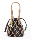 Judith Leiber Sparkle Crystal Net Top-handle Bag