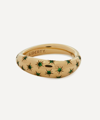 Liberty 9ct Gold Handmade Ianthe Star Tsavorite Ring In Gold