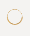 MARIA BLACK 22CT GOLD-PLATED SMALL SERENDIPITY HOOP EARRINGS