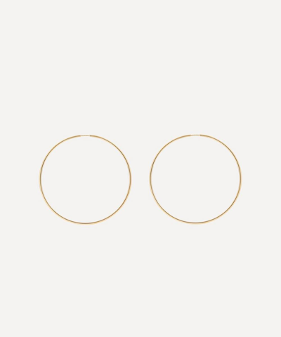 Maria Black 22ct Gold-plated 70 Senorita Hoop Earrings