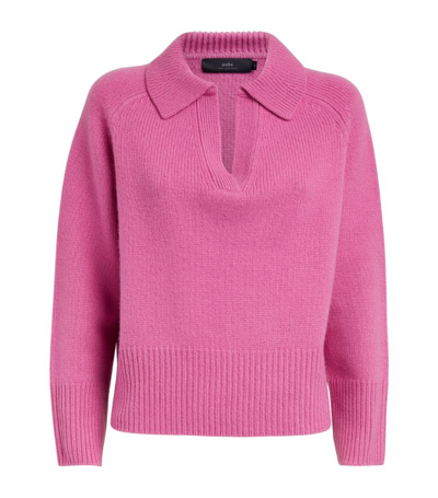 Arch 4 Cashmere Clifton Gate Jumper In Pink