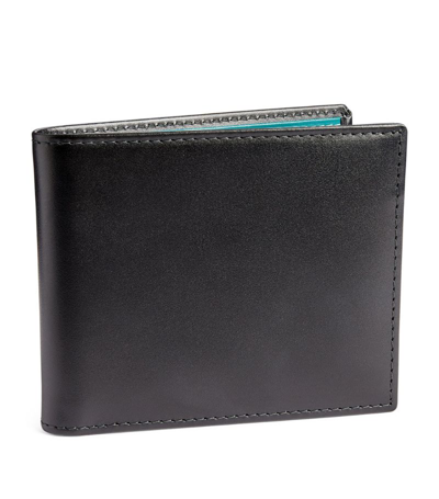 Ettinger Leather Bifold Wallet In Green