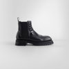 Balmain Army Leather Chelsea Boots In Black