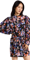 Iro Mini Dress Merera Print In Black Multico
