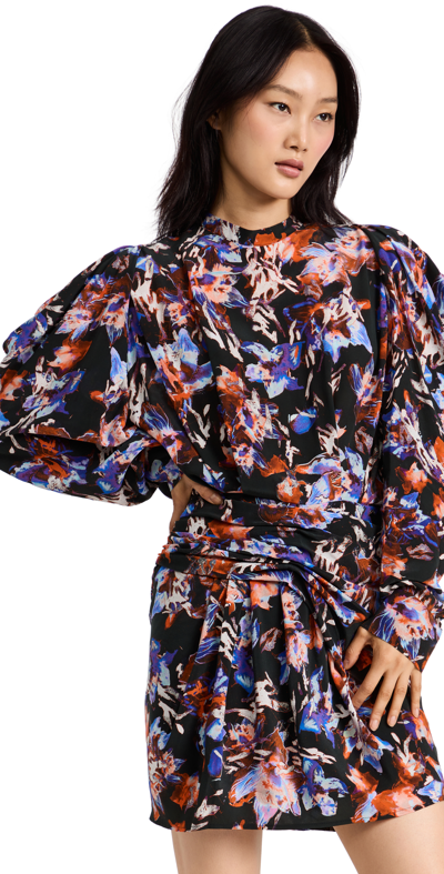 Iro Merera Abstract-print Dress In Multi