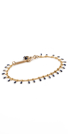 Isabel Marant Casablanca Beaded Bracelet In Navy
