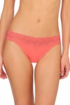 Natori Bliss Perfection O/s Thong 3 Pack In Sunrise/ash Navy/anchor/marble/mascarpone