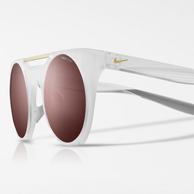 Nike Bandit Rise Road Tint Sunglasses In White