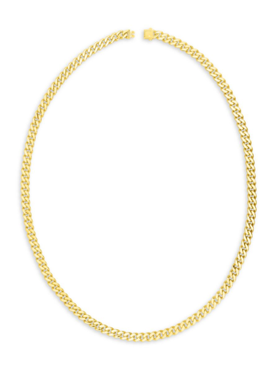 Saks Fifth Avenue Men's 14k Yellow Gold Miami Cuban Chain Necklace