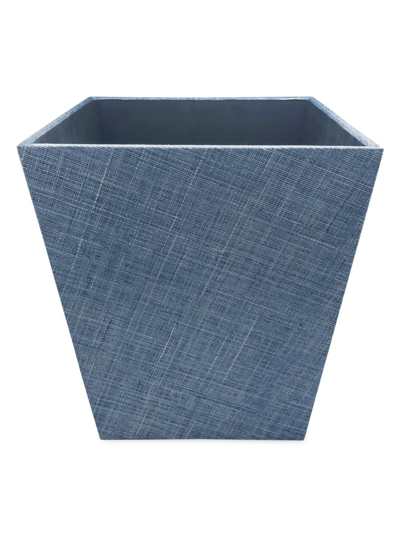 Mariposa Luxury Textiles Heather Blue Waste Bucket