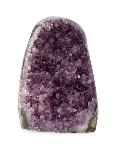 Jia Jia Amethyst Dark Druzy Standing Crystal In Purple