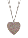 Nina Gilin Sterling Silver & Tourmaline Heart Pendant Necklace