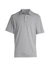 Vineyard Vines Bradley Striped Polo Shirt In Cool Gray