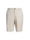 Brunello Cucinelli Bermuda Flat-front Shorts In Medium Beige