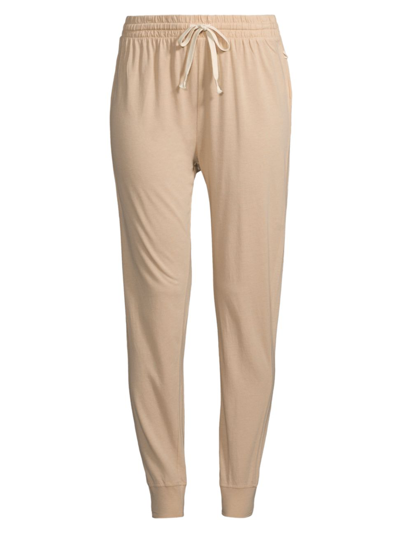 Ugg Elsey Cotton-blend Jogger Pants In Light Tan