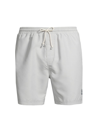 Brunello Cucinelli Drawstring Swim Trunks In Grey