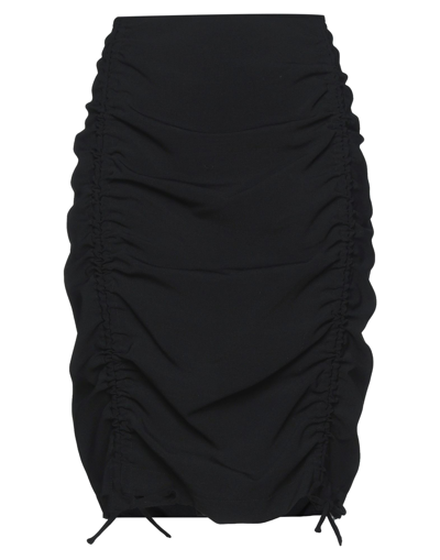 Dondup Midi Skirts In Black