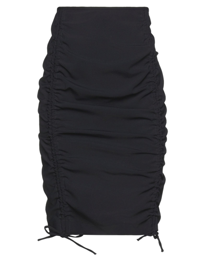 Dondup Midi Skirts In Blue