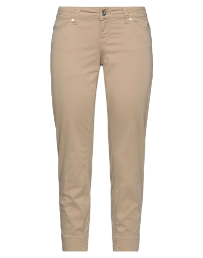 Jacob Cohёn Cropped Pants In Sand