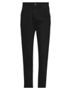 Stilosophy Man Pants Black Size 28 Cotton, Elastane
