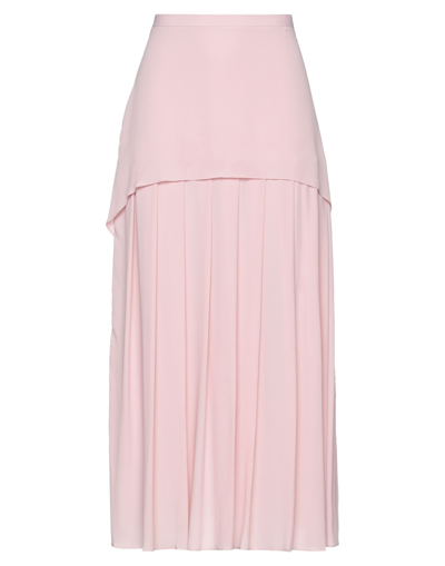 Liviana Conti Long Skirts In Pink