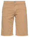 Grey Daniele Alessandrini Man Shorts & Bermuda Shorts Camel Size 32 Cotton, Elastane In Beige