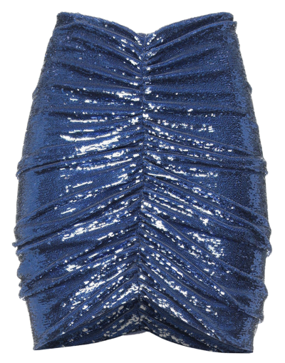 Pinko Mini Skirts In Blue