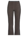 Siyu Woman Pants Military Green Size 0 Cotton, Polyamide, Elastane In Green