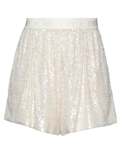 Aniye By Woman Shorts & Bermuda Shorts Ivory Size 4 Polyester, Elastane In White