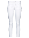 Dondup Cropped Pants In White