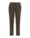 James Perse Cotton-blend Twill Track Pants In Military Green