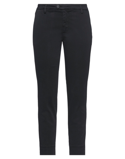 Bonheur Woman Pants Black Size 31 Cotton, Elastane