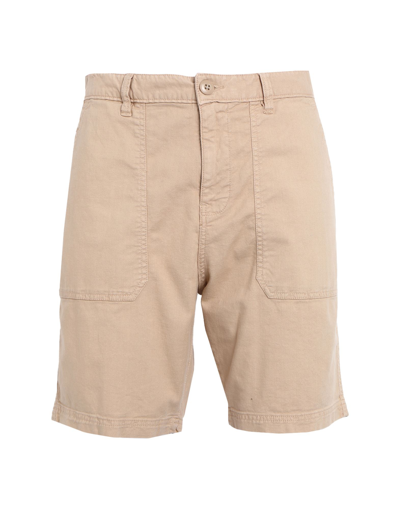 Quiksilver Man Shorts & Bermuda Shorts Sand Size 31 Organic Cotton, Elastane In Beige