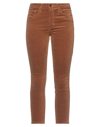 L Agence Selma Mid-rise Coated Stretch Bootcut Jeans In Brown