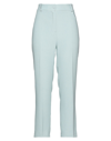 Hebe Studio The Smoking High Waist Cady Pants In Aqua