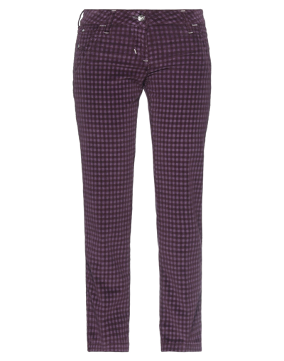 Jacob Cohёn Cropped Pants In Purple