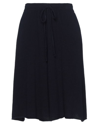 Rossopuro Midi Skirts In Black