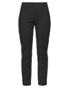 LES COPAINS LES COPAINS WOMAN PANTS BLACK SIZE 10 COTTON, POLYAMIDE, ELASTANE, POLYESTER