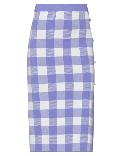 Vicolo Midi Skirts In Purple