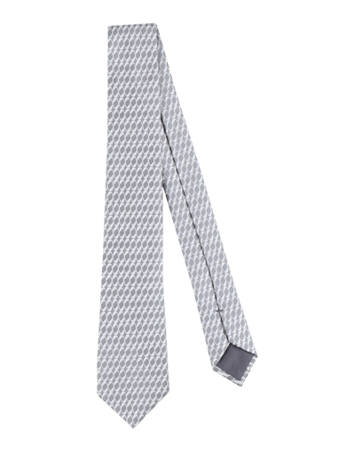 Giorgio Armani Man Ties & Bow Ties Light Grey Size - Silk, Polyamide