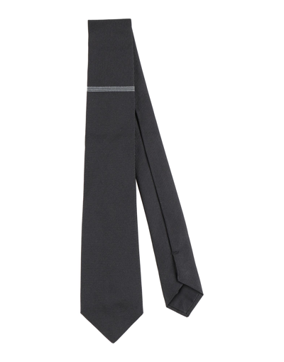 Giorgio Armani Man Ties & Bow Ties Black Size - Silk, Polyester