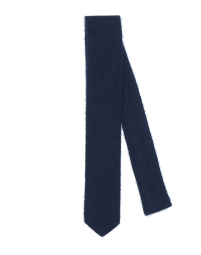 Giorgio Armani Man Ties & Bow Ties Blue Size - Cashmere, Silk
