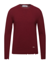Department Five Sweaters In Maroon