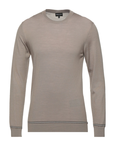 Giorgio Armani Sweaters In Grey