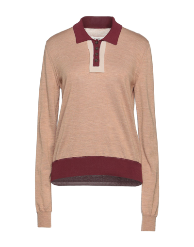Maison Margiela Sweaters In Beige