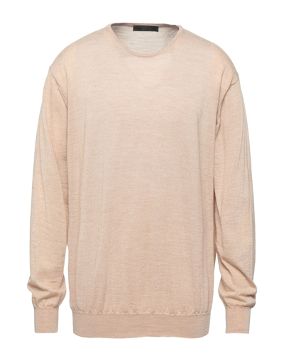 Vneck Sweaters In Beige