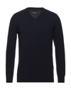 Barbour Man Sweater Midnight Blue Size S Wool In Dark Blue
