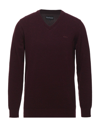 Barbour Sweaters In Maroon
