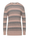 Cashmere Company Man Sweater Blush Size 36 Wool, Cashmere In Pink